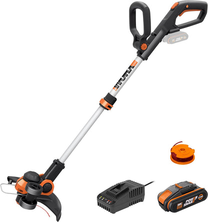 20V Cordless Grass Trimmer WG163E.2 with Fast Charger